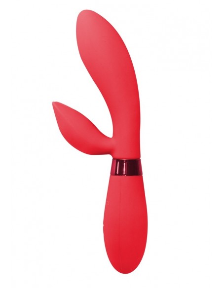 Ekskluzywny Wibrator Indeep Leyla Red - Wibratory Króliczki - 3