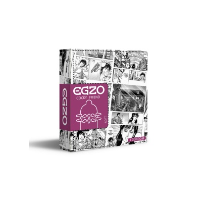 Prezerwatywy Egzo Hot Red lateksowe z wypustkami - 1