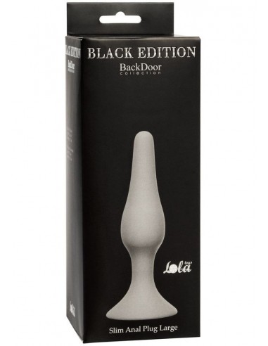 Korek analny Slim Anal Plug Large Grey - Korki analne silikonowe - 2