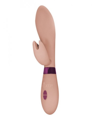 Ekskluzywny Wibrator Indeep Leyla Beige - Wibratory Króliczki - 1