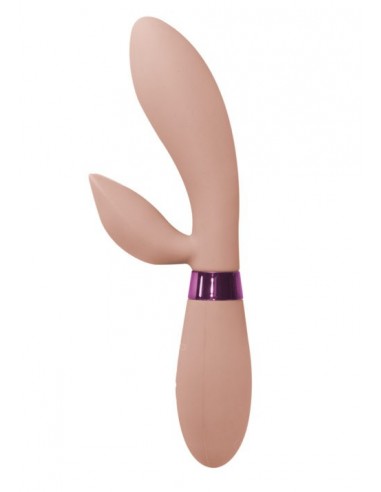 Ekskluzywny Wibrator Indeep Leyla Beige - Wibratory Króliczki - 3