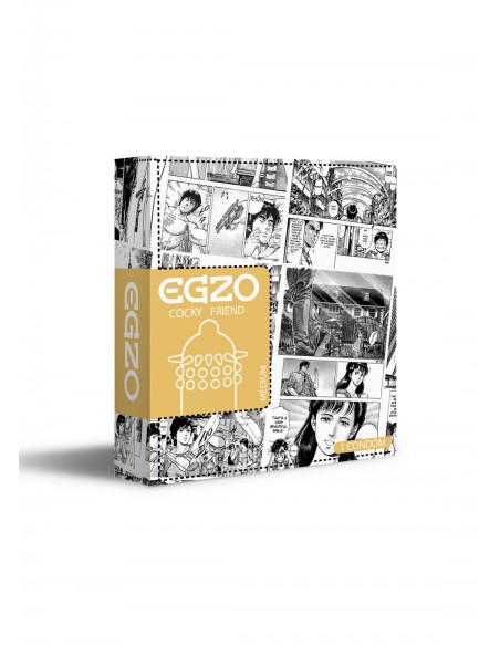 Prezerwatywa Z Dodatkową Stymulacją Egzo Lucky Dude - Prezerwatywy prążkowane, z wypustkami - 1