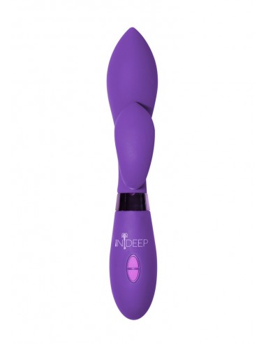 Ekskluzywny Wibrator Indeep Gina Purple - Wibratory Króliczki - 4