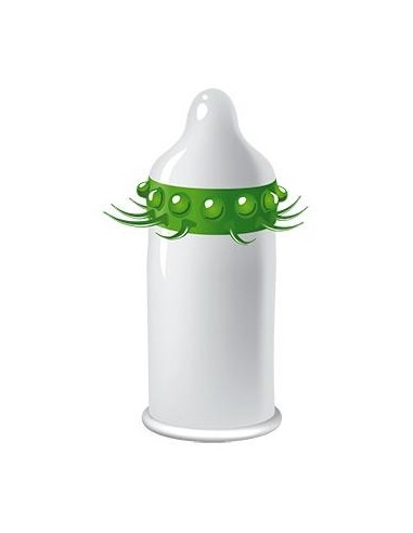 Prezerwatywa Z Dodatkową Stymulacją Egzo Bee`S Knees - Prezerwatywy prążkowane, z wypustkami - 3