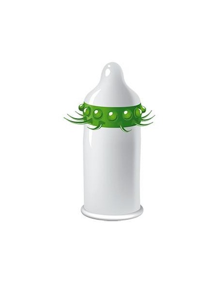 Prezerwatywa Z Dodatkową Stymulacją Egzo Bee`S Knees - Prezerwatywy prążkowane, z wypustkami - 3