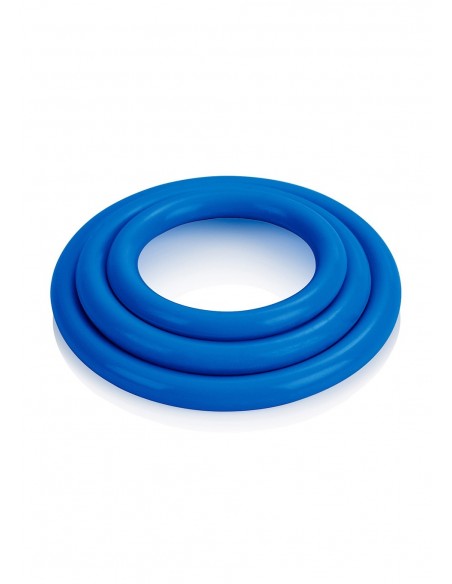 Zestaw pierścieni erekcyjnych Tri-Rings Blue - Pierścienie erekcyjne niewibrujące - 5