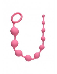 Kulki analne Anal Beads Long Pleasure Chain Pink - Kulki analne, koraliki analne - 1