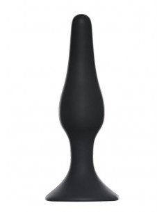 Korek analny Slim Anal Plug Medium Black - Korki analne silikonowe - 1