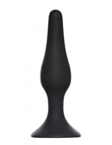 Korek analny Slim Anal Plug Medium Black - Korki analne silikonowe - 1