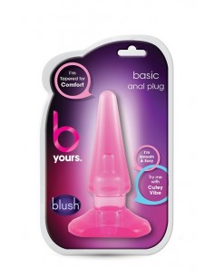 Buttplug B Yours Basic Anal Plug Pink - Korki analne pozostałe - 1