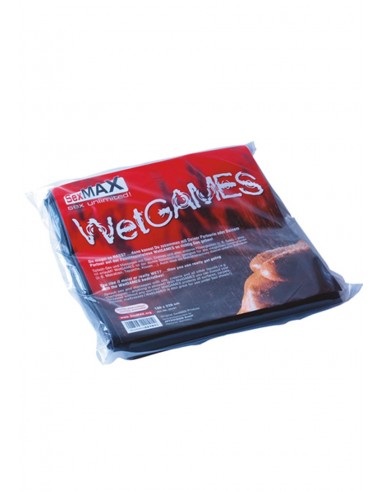 Prześcieradło WetGAMES area 180 x 220 cm Black - Pozostałe gadżety BDSM - 1