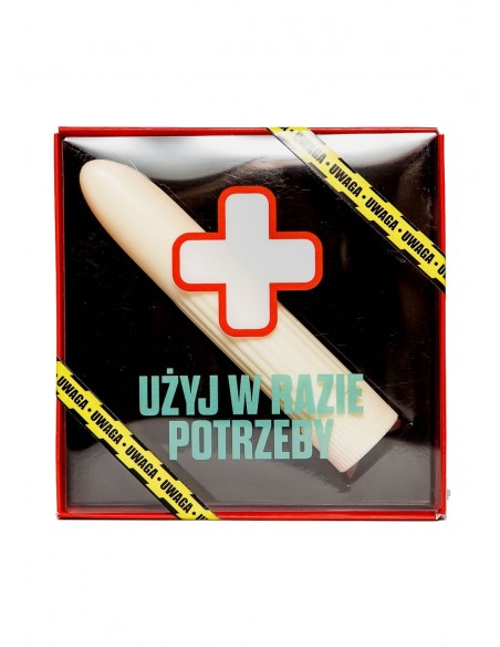 Wibrator Awaryjny Wibrator Biały - Śmieszne gadżety, prezenty - 1