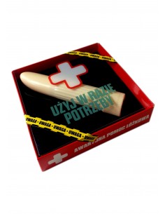 Wibrator Awaryjny Wibrator Biały - Śmieszne gadżety, prezenty - 1 2