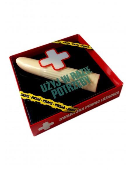 Wibrator Awaryjny Wibrator Biały - Śmieszne gadżety, prezenty - 2