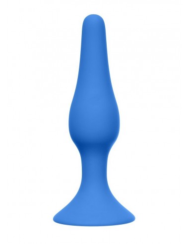 Korek analny Slim Anal Plug Medium Blue - Korki analne silikonowe - 1