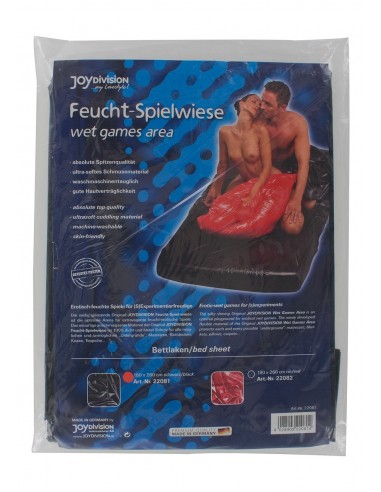 Prześcieradło WetGAMES area 180 x 260 cm Black - Pozostałe gadżety BDSM - 1