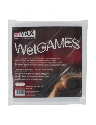 Prześcieradło WetGAMES area 180 x 220 cm White - Pozostałe gadżety BDSM - 1