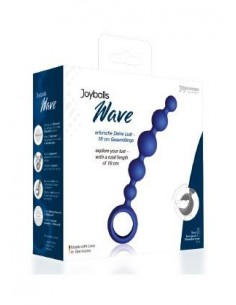 Kulki analne Joyballs Anal Wave, Short, Blue - Kulki analne, koraliki analne - 1 2