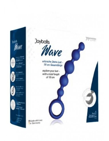 Kulki analne Joyballs Anal Wave, Short, Blue - Kulki analne, koraliki analne - 3