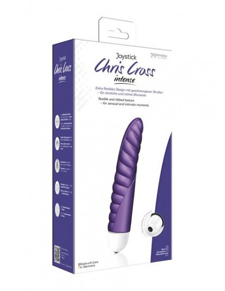 Ekskluzywny wibrator Joystick Chriscross Comfort Intense, Ecstatic Purple - WIBRATORY EKSKLUZYWNE - 2