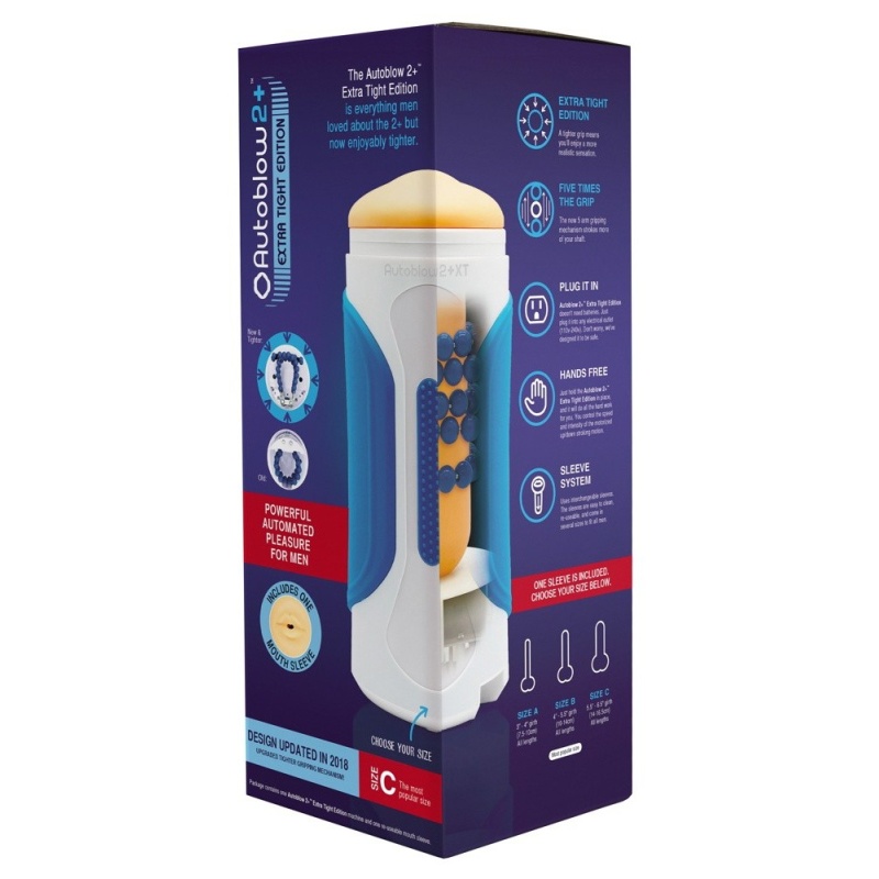 Masturbator automatyczny Autoblow 2+XT C z 5 sprężystymi ramionami kulkowymi i silnikiem 230 V, 24 cm - 1