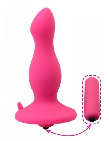 Korek analny wibrujący With Suction - Kulki i korki analne wibrujące - 1