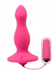 Korek analny wibrujący With Suction - Kulki i korki analne wibrujące - 1 2