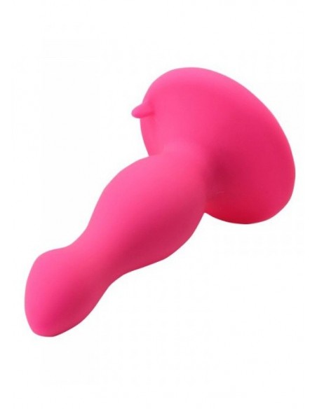 Korek analny wibrujący With Suction - Kulki i korki analne wibrujące - 3