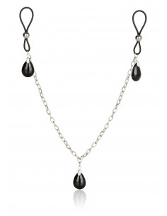 Klamry na sutki Nonpiercing Nipple Chain Jewelry On - Klamry i klipsy na sutki - 1