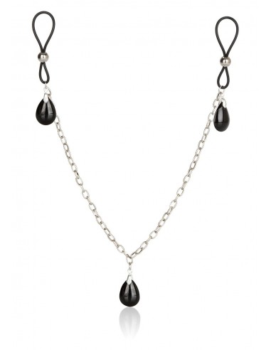 Klamry na sutki Nonpiercing Nipple Chain Jewelry On - Klamry i klipsy na sutki - 1