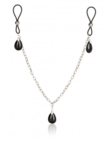 Klamry na sutki Nonpiercing Nipple Chain Jewelry On - Klamry i klipsy na sutki - 1