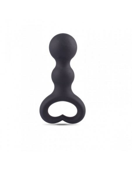 Korek analny Plug Anale Heart Clip Ball - Korki analne silikonowe - 1