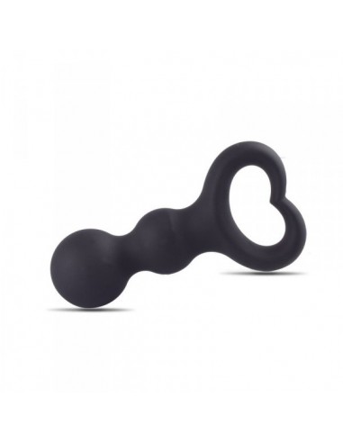 Korek analny Plug Anale Heart Clip Ball - Korki analne silikonowe - 4