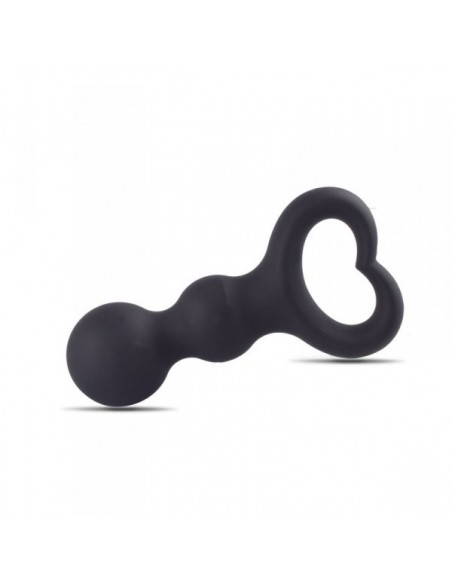 Korek analny Plug Anale Heart Clip Ball - Korki analne silikonowe - 4