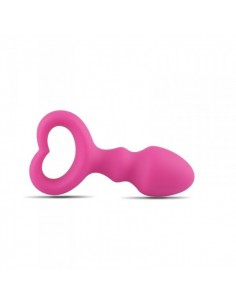 Korek analny Plug Anale Heart Clip Tip - Korki analne silikonowe - 1 2