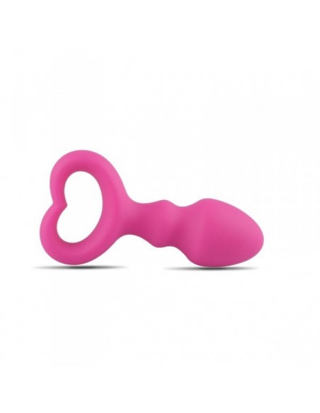 Korek analny Plug Anale Heart Clip Tip - Korki analne silikonowe - 2