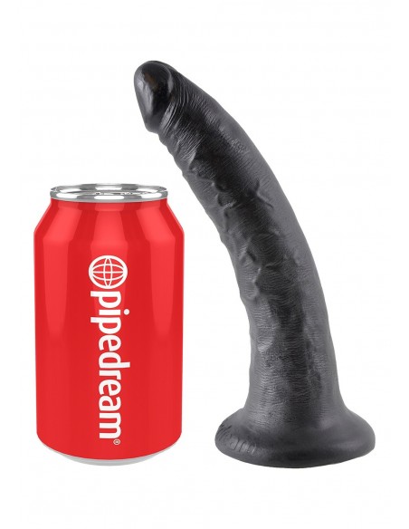 Dildo Cock 7 Inch Black - Dilda realistyczne - 3