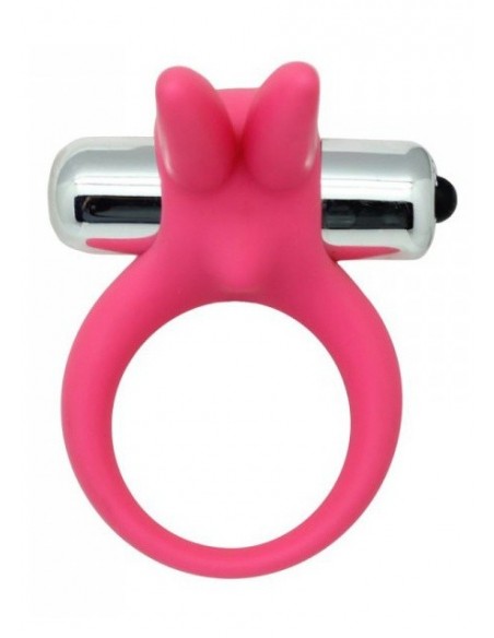 Pierścień na Penisa wibrujący Timeless Stretchy Ring Różowy - Pierścienie erekcyjne wibrujące - 2