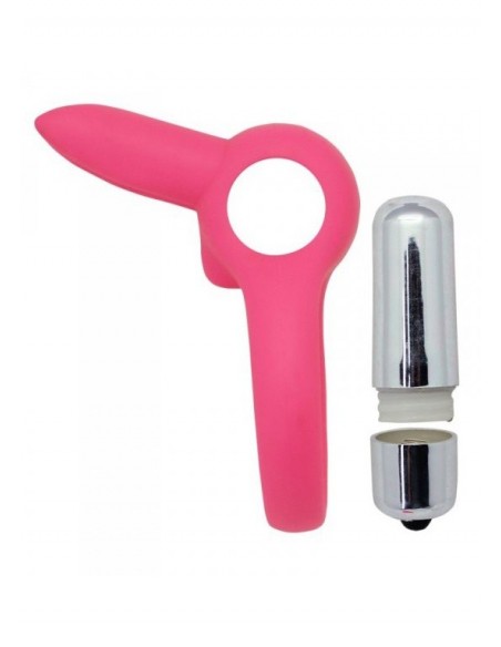 Pierścień na Penisa wibrujący Timeless Stretchy Ring Różowy - Pierścienie erekcyjne wibrujące - 4