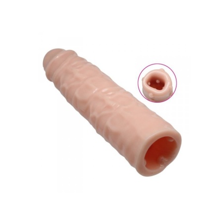 Nakładka na penisa Hungry Fang 22,5 cm – kolor skin - 3