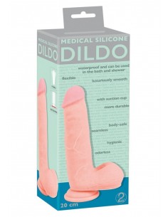 Dildo Medical Silicone 20 cm - Dilda realistyczne - 1 2