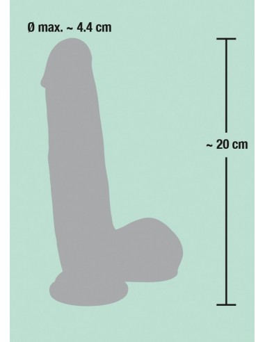 Dildo Medical Silicone 20 cm - Dilda realistyczne - 7