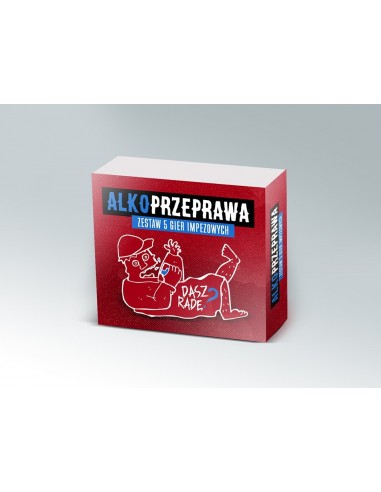 ALKOPRZEPRAWA 5w1-zestaw pięciu gier imprezowych - Gry imprezowe, alkoholowe - 1