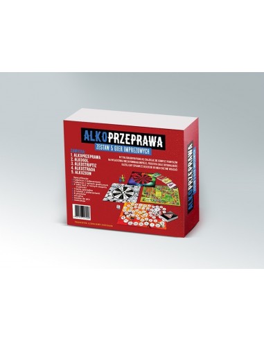 ALKOPRZEPRAWA 5w1-zestaw pięciu gier imprezowych - Gry imprezowe, alkoholowe - 2