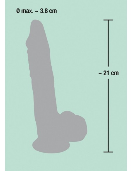 Dildo Medical Silicone 21 cm - Dilda realistyczne - 7