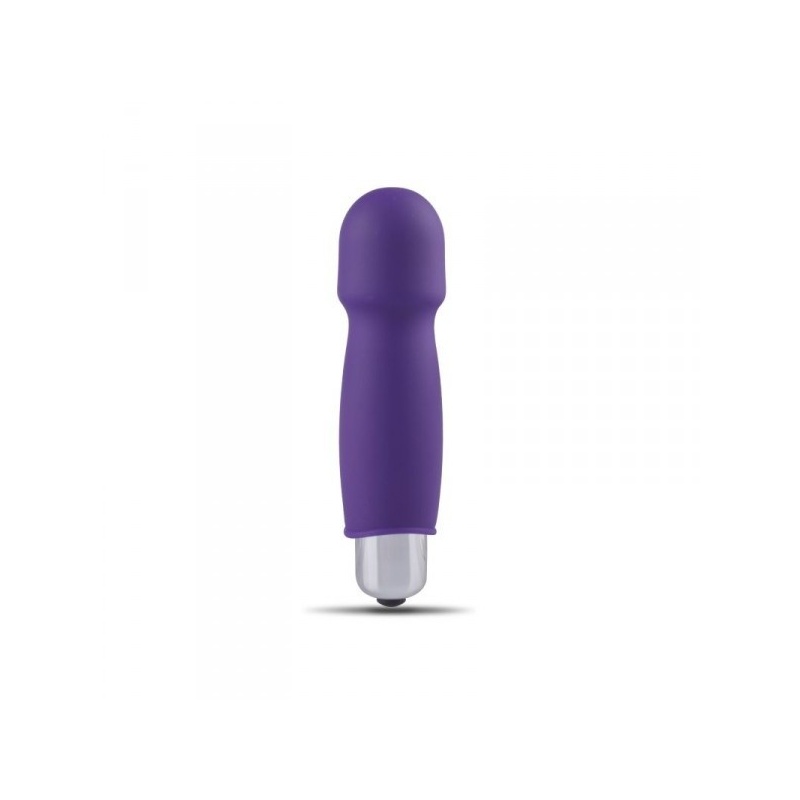 Mini wibrator Finger Fan Wand 9,5 cm fioletowy - 1