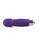 Mini wibrator Finger Fan Wand 9,5 cm fioletowy - 3