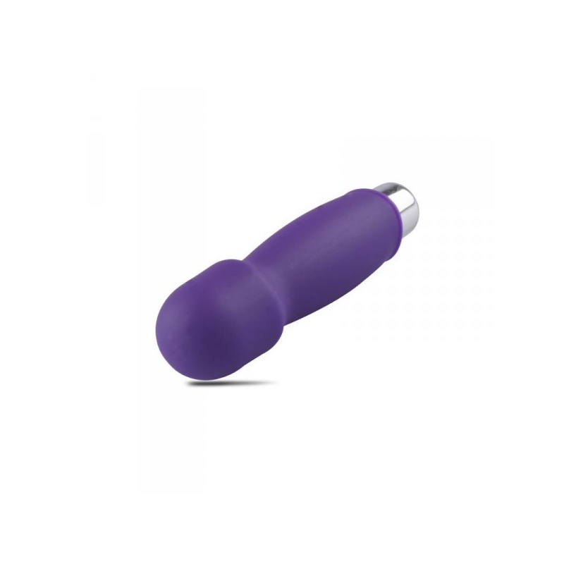 Mini wibrator Finger Fan Wand 9,5 cm fioletowy - 4