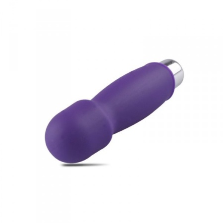 Mini wibrator Finger Fan Wand 9,5 cm fioletowy - 4