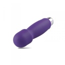 Mini wibrator Finger Fan Wand 9,5 cm fioletowy - 4